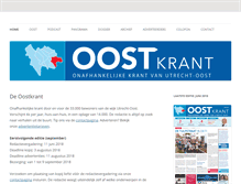 Tablet Screenshot of oostkrant.com